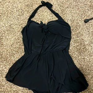 Romper style swim suit